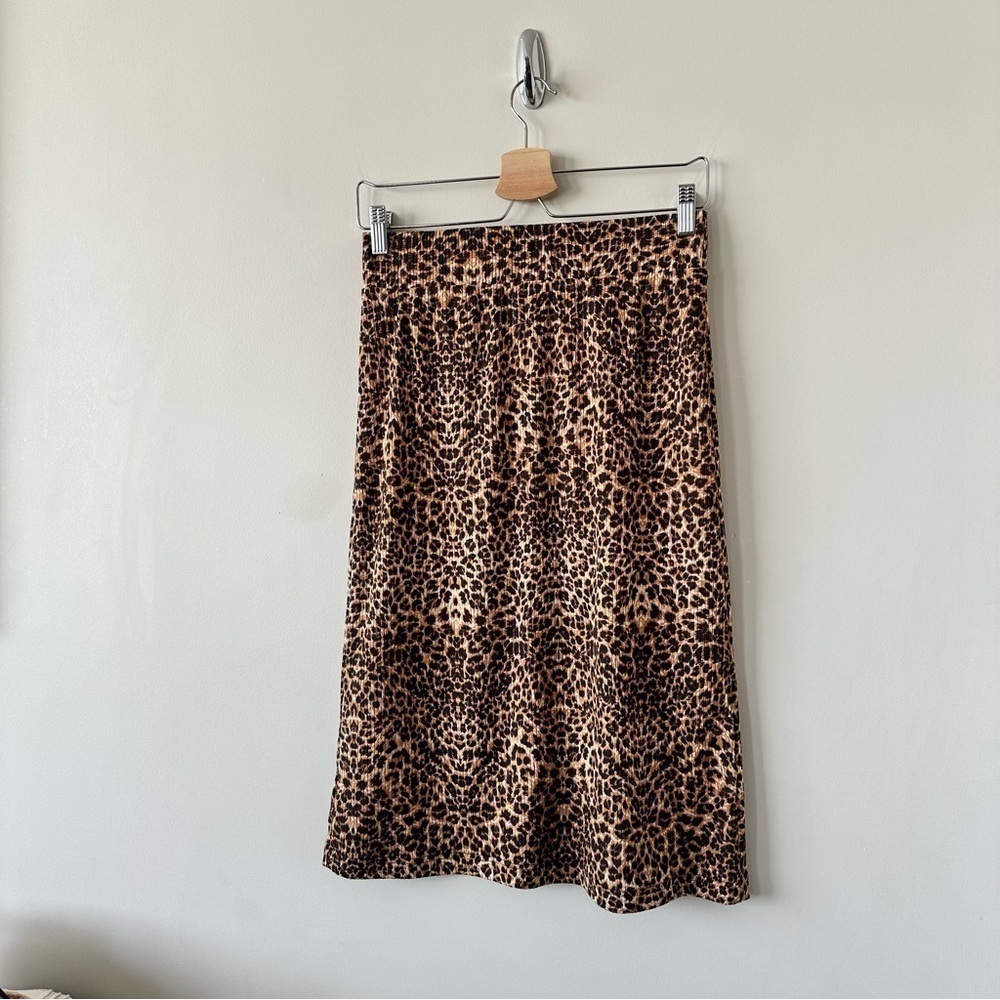 JACKSON Rowe "Magnolia" Animal Print Skirt (Size:Small) - Picture 3 of 8